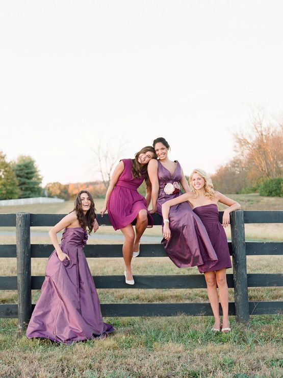 23Mix-and-match-purple-bridesmaid-dresses-Elizabeth-Messina